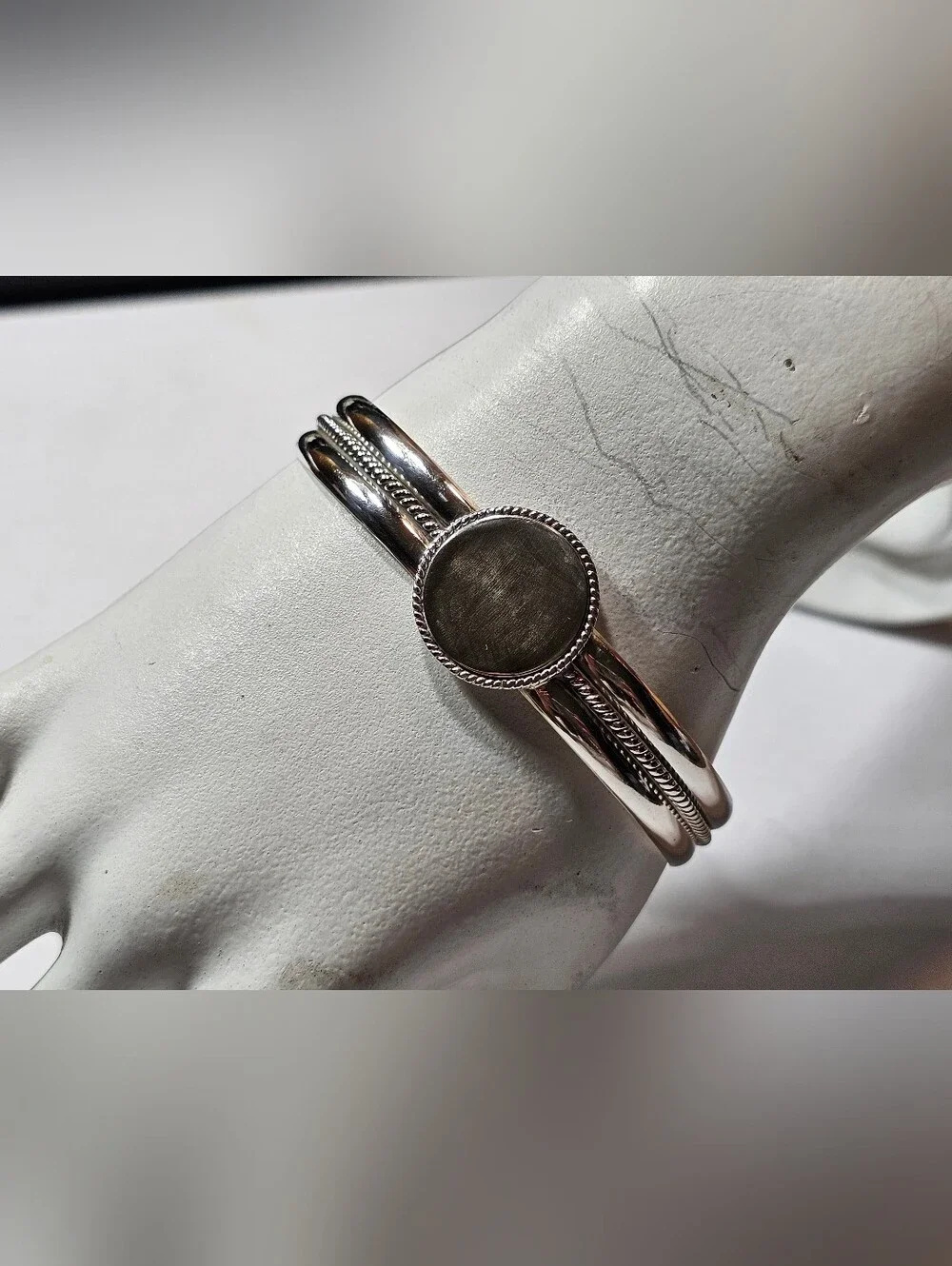 Sterling Vintage Signet Cuff